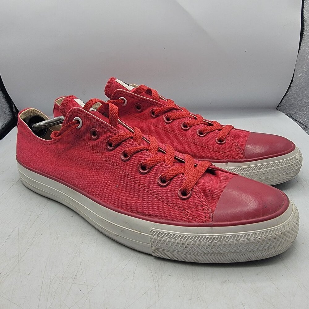 Converse All Star Mens 13 Red Sneaker Shoes Casual Walking Outdoors 122004F